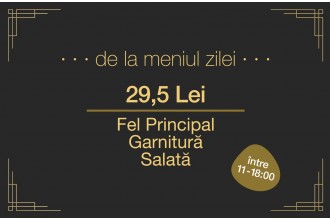 De la meniul zilei (INTRE 11-18.00)