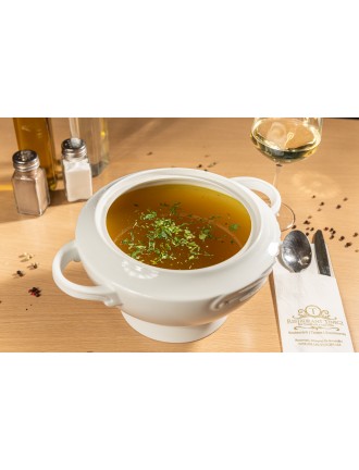 Oala cu Supă de pui cu găluște